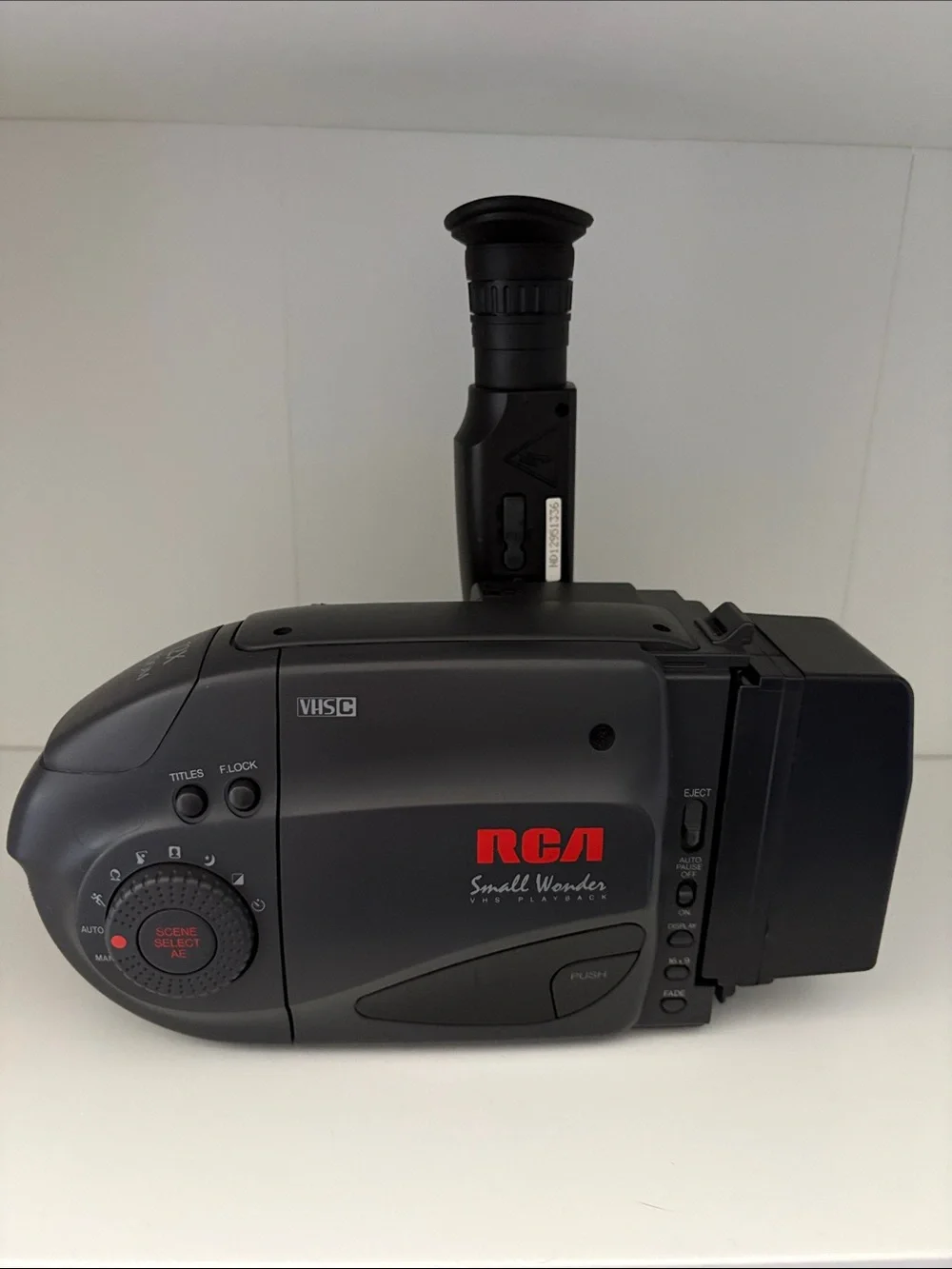 RCA Small Wonder VHS-C Camcorder in Dark Gray